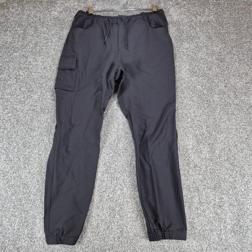 BYLT Premium Basics Ripstop Jogger Mens XL Black‎ Cargo Pant